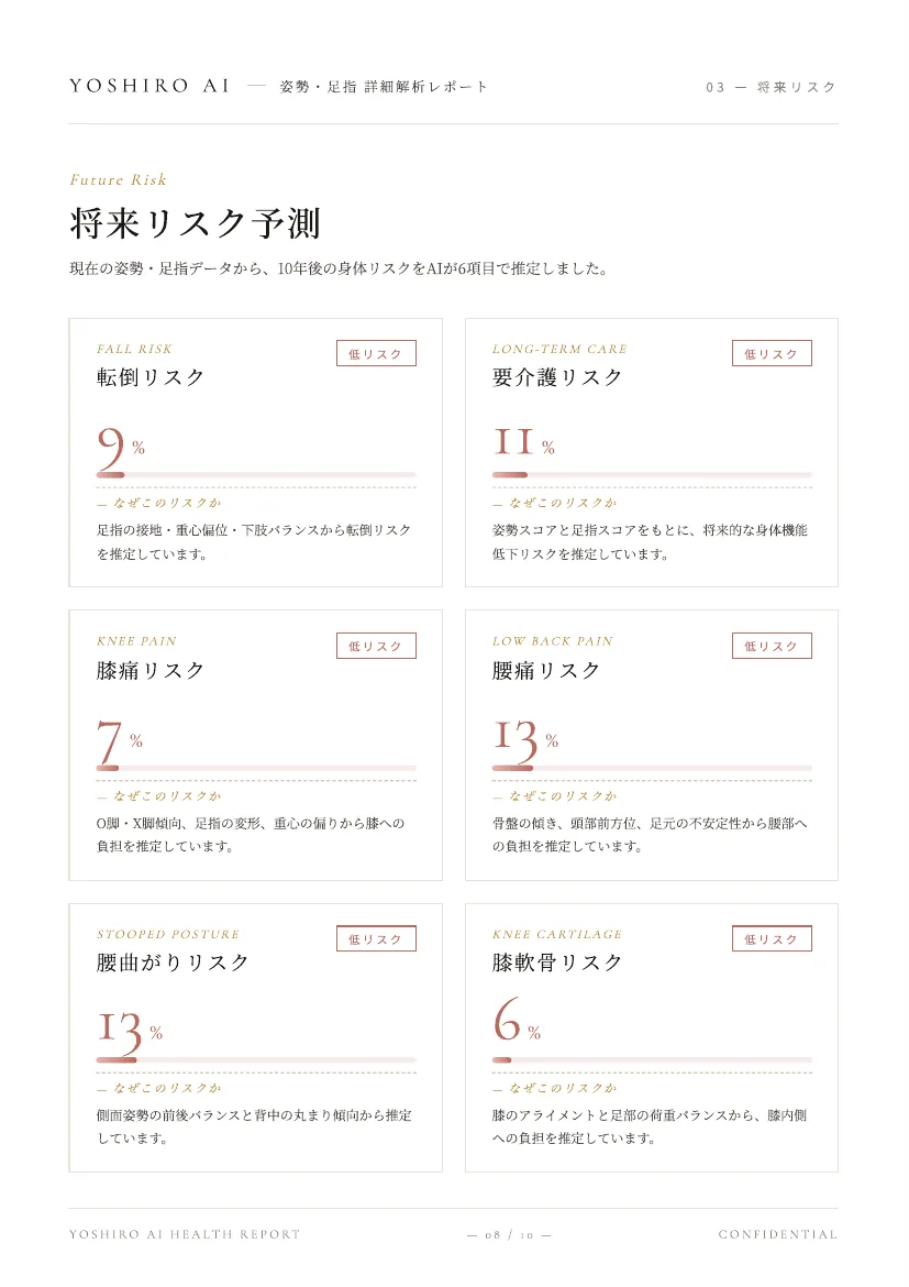 YOSHIRO AI 詳細分析レポート 将来リスク分析のページ